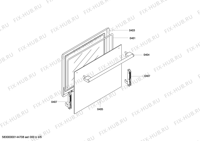 Схема №1 3CVB430 с изображением Конфорка для электропечи Bosch 00426399