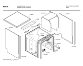 Схема №2 SGS85E02EU Exclusiv с изображением Передняя панель для электропосудомоечной машины Bosch 00438681