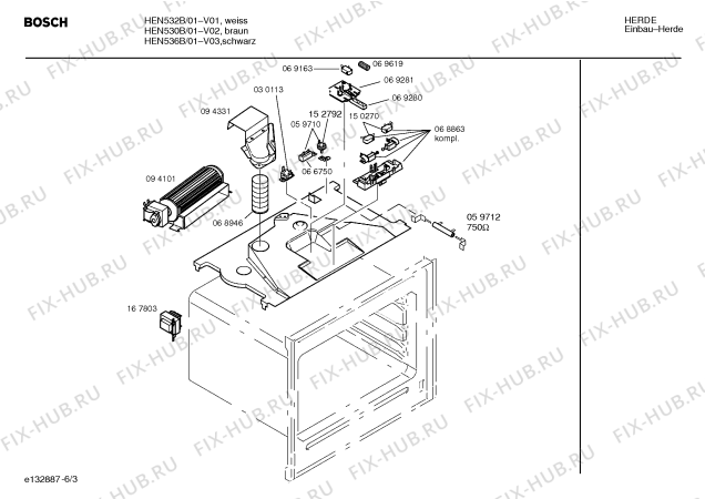 Схема №1 HEN532B с изображением Ручка конфорки для электропечи Bosch 00169413