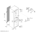 Схема №1 KG39NX72 с изображением Дверь для холодильной камеры Siemens 00244987