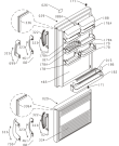 Схема №1 RK6285W (144322, HZS2866) с изображением Дверь для холодильника Gorenje 647027