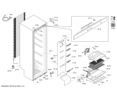 Схема №1 GSN36CW32 с изображением Дверь для холодильной камеры Bosch 00713352