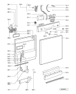Схема №2 GSF 2624 с изображением Панель для посудомоечной машины Whirlpool 480140100564