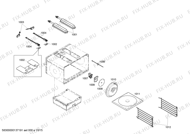 Схема №4 PRL304EH с изображением Пружина для плиты (духовки) Bosch 00607748