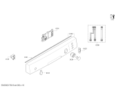 Схема №3 SMS40D72EU с изображением Панель управления для электропосудомоечной машины Bosch 00798835