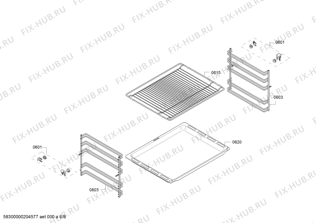 Схема №2 HGD85D223F с изображением Головка поджига для духового шкафа Siemens 00620180