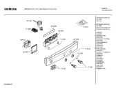 Схема №2 HB29074CC с изображением Панель управления для плиты (духовки) Siemens 00359389