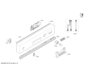 Схема №2 S41E50S0EU с изображением Панель управления для электропосудомоечной машины Bosch 00705469