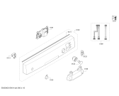 Схема №1 SMS50E18II с изображением Панель управления для посудомоечной машины Bosch 00704783