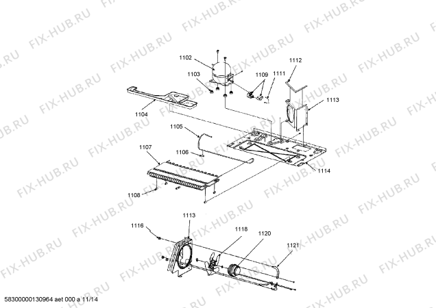 Схема №1 RY495330 с изображением Крышка для холодильной камеры Bosch 00246802