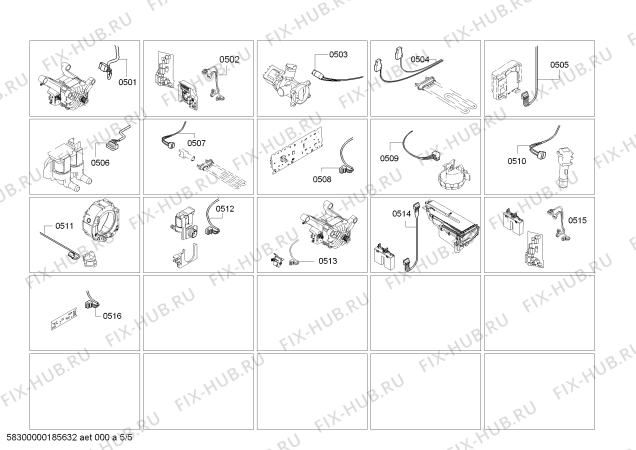 Схема №2 WAS288671W с изображением Ручка для стиралки Bosch 12007012
