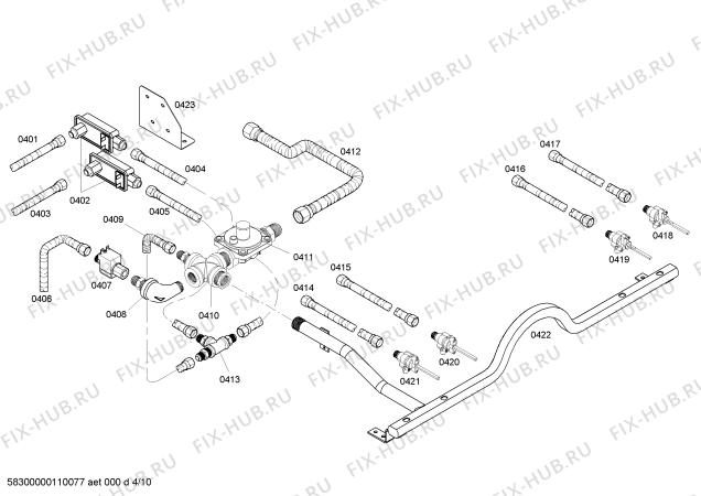 Схема №1 PG366BS с изображением Вставка для ручки для электропечи Bosch 00494923