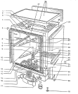 Схема №1 DWP620 (TR53002) с изображением Корпусная деталь для холодильной камеры Indesit C00170486