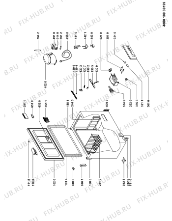 Схема №1 GCM34AW20N с изображением Электролампа Whirlpool 481010435956