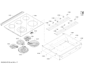 Схема №1 HEI8054U Bosch с изображением Передняя часть корпуса для электропечи Bosch 11005332