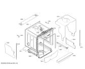 Схема №2 SMV40E40EU с изображением Передняя панель для посудомойки Bosch 00705362