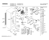 Схема №1 KS40U600IE с изображением Дверь для холодильника Siemens 00218605