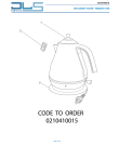 Схема №1 KBOE2011.BG с изображением Цоколь для чайника (термопота) DELONGHI 7321010738
