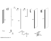 Схема №1 B36IT71SN с изображением Монтажный набор для холодильной камеры Bosch 00684891