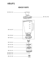 Схема №2 KB435110/870 с изображением Корпусная деталь для электроблендера Krups MS-651683