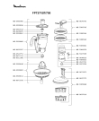 Схема №3 FP7371BA/700 с изображением Часть корпуса для электрокомбайна Moulinex MS-5909880