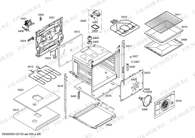 Схема №2 P1HCB89345 с изображением Ручка двери для духового шкафа Bosch 00666701