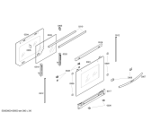 Схема №1 E1524N0 MEGA1524N с изображением Панель управления для духового шкафа Bosch 00445882
