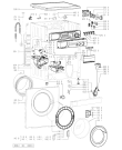 Схема №1 AWM 5100/3 с изображением Тумблер для стиралки Whirlpool 481228219467