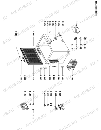Схема №1 AFG6216BW5 (F090727) с изображением Инструкция по эксплуатации для холодильника Indesit C00358808