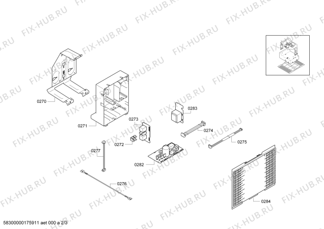 Взрыв-схема вытяжки Bosch DWA068E50 Bosch - Схема узла 02