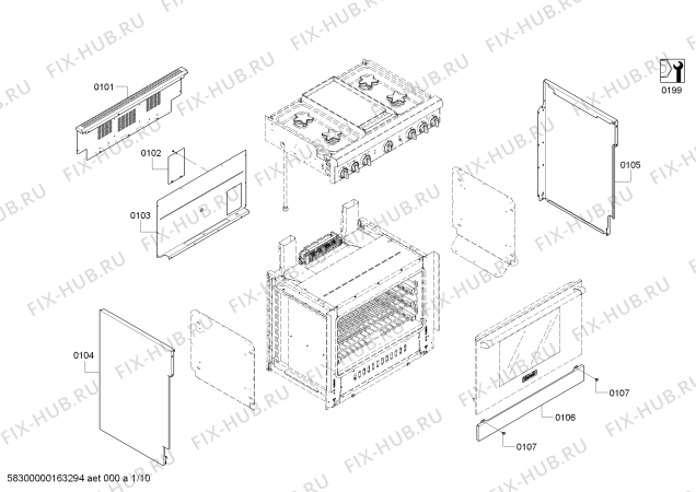Схема №2 PRL364GDH с изображением Панель управления для духового шкафа Bosch 00683741