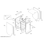 Схема №3 SPUCY43M21 с изображением Внешняя дверь для посудомоечной машины Bosch 00687650