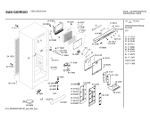Схема №1 X5KCUSG370 с изображением Дверь для холодильной камеры Bosch 00473621
