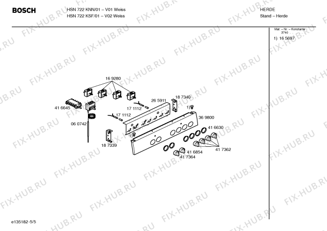 Схема №2 HSN722KNN с изображением Инструкция по эксплуатации для духового шкафа Bosch 00587898