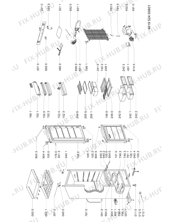 Схема №1 ARC5570 (F091992) с изображением Инструкция по обслуживанию для стиралки Indesit C00359353