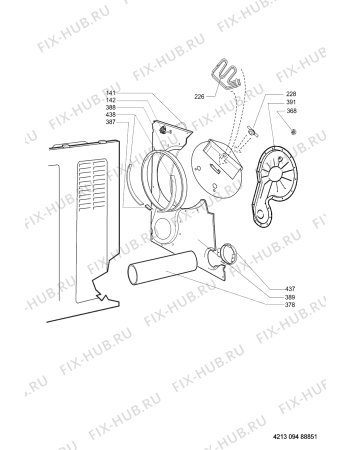 Схема №1 AWG 367 с изображением Декоративная панель для электросушки Whirlpool 481245372627