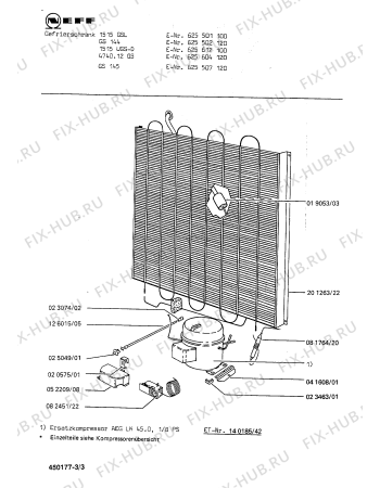 Схема №1 625604120 4740.12GS с изображением Уплотнитель двери для холодильной камеры Bosch 00201091