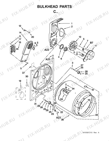 Схема №1 4GMEDC300YW с изображением Электропитание для сушильной машины Whirlpool 482000013141