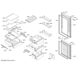 Схема №1 KGN36VL4C Bosch с изображением Дверь для холодильника Bosch 00718163