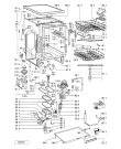 Схема №1 C 313 BL с изображением Обшивка для посудомоечной машины Whirlpool 481245371148