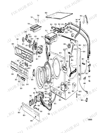 Схема №1 WTI 910 с изображением Фиксатор для стиралки Whirlpool 481990500426