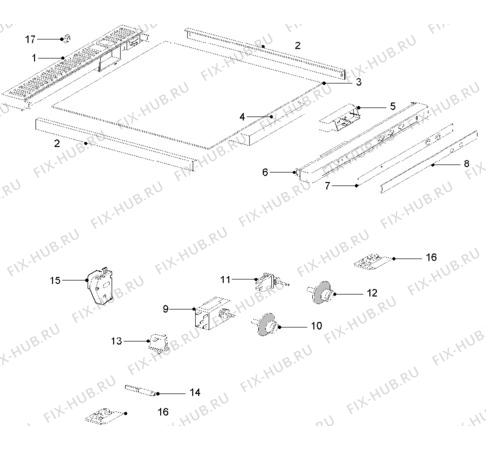 Взрыв-схема холодильника Zanussi ZFC40/36FF - Схема узла Electrical equipment 268