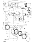 Схема №1 AWOE 1410 с изображением Помпа для стиральной машины Whirlpool 481074656321