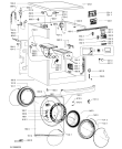 Схема №1 AWOE 1410 с изображением Модуль (плата) для стиральной машины Whirlpool 481010404841