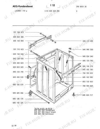 Взрыв-схема стиральной машины Aeg LAV770 W - Схема узла Section3