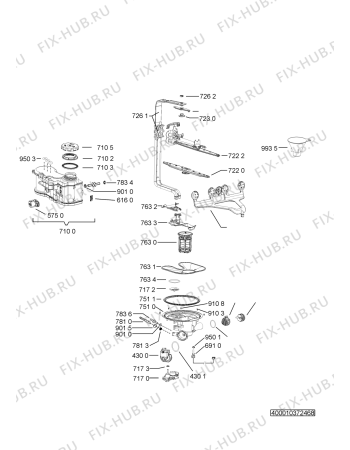 Схема №2 ADP 4549/1 IX с изображением Панель для посудомоечной машины Whirlpool 480140102471