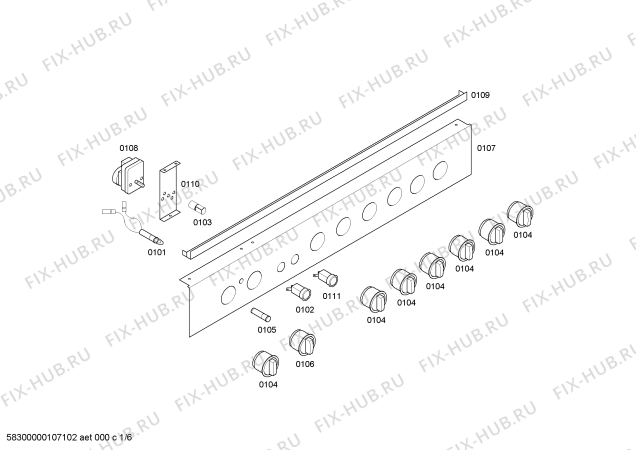 Схема №2 HEK66J43EH PROFESSIONAL P3 с изображением Провод для плиты (духовки) Bosch 00495915