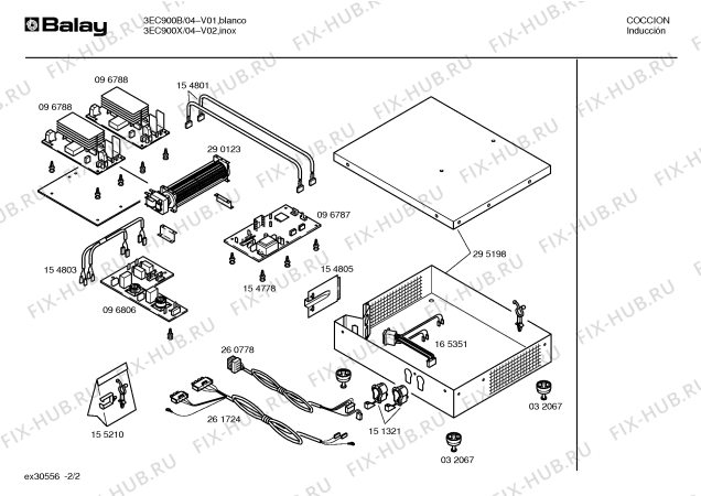 Схема №1 3EC900B с изображением Инструкция по установке/монтажу для плиты (духовки) Bosch 00519879