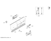 Схема №1 SR55E203EU с изображением Передняя панель для посудомойки Siemens 00708038