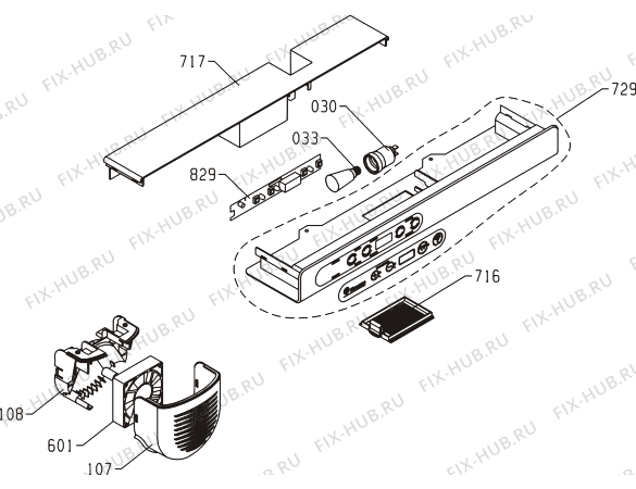 Схема №2 FR85 (157734, VC1667) с изображением Полка для холодильника Gorenje 157874